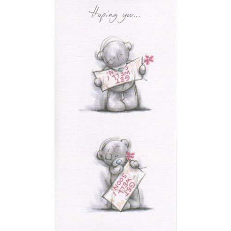 Get Well Soon Me to You Bear Card £2.10